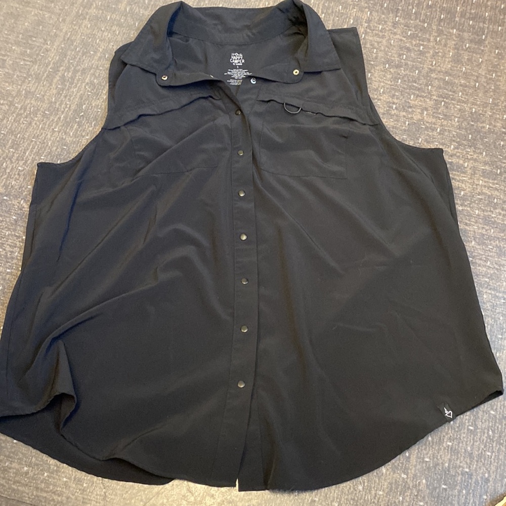 Torrid Happy Camper Easy Care Shirt Top 1X